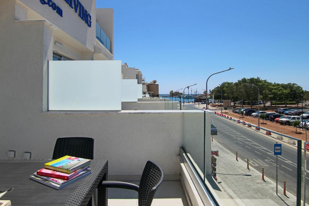 Ferienwohnung Phaedrus Living - Seaside Luxury Flat Harbour 110 Paphos Exterior foto